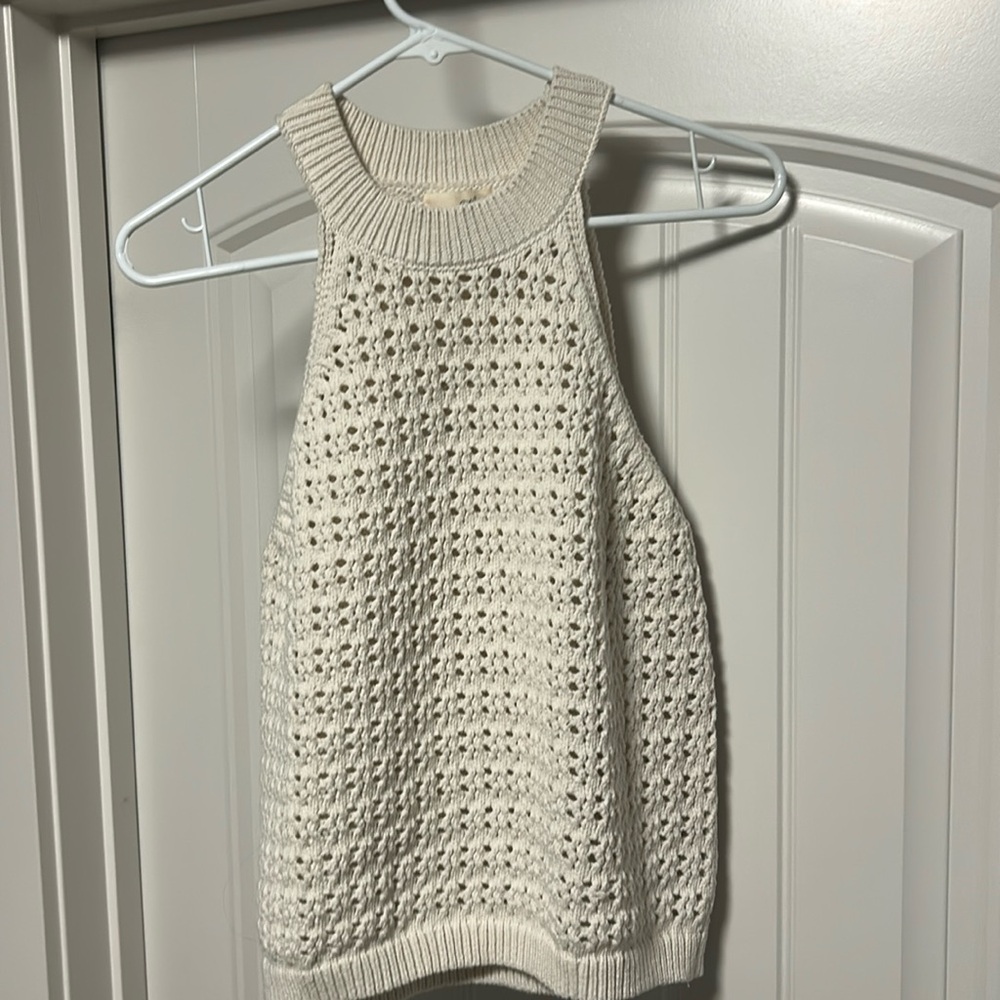 Universal Thread Knit crochet top NWT szM